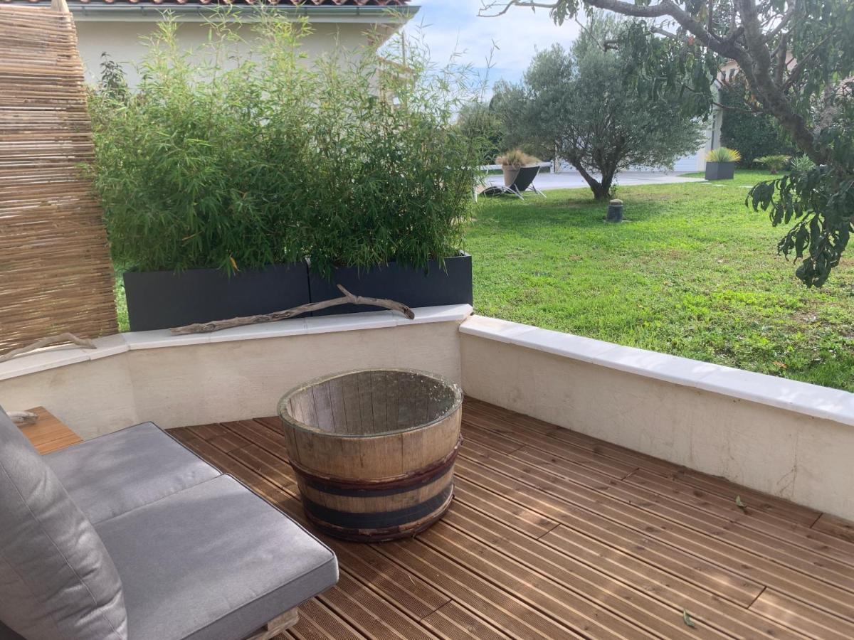 Gite Bambou Avec Piscine Saint-Andeol-le-Chateau Exterior foto