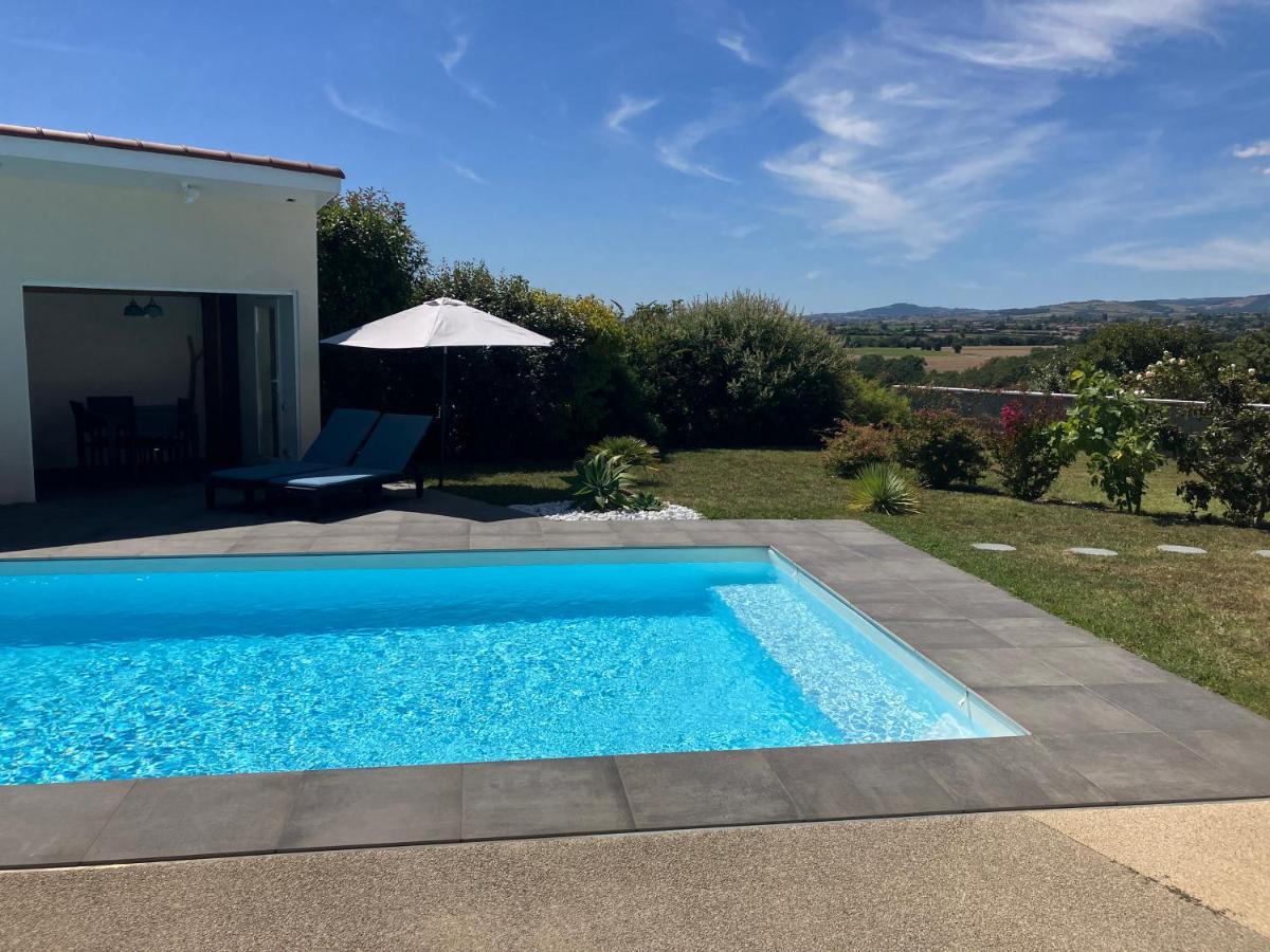 Gite Bambou Avec Piscine Saint-Andeol-le-Chateau Exterior foto
